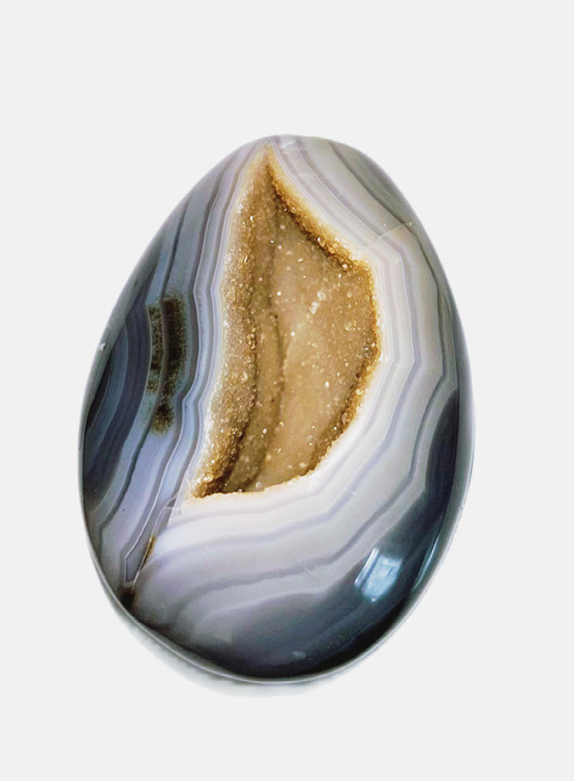 Amethyst agate eggs