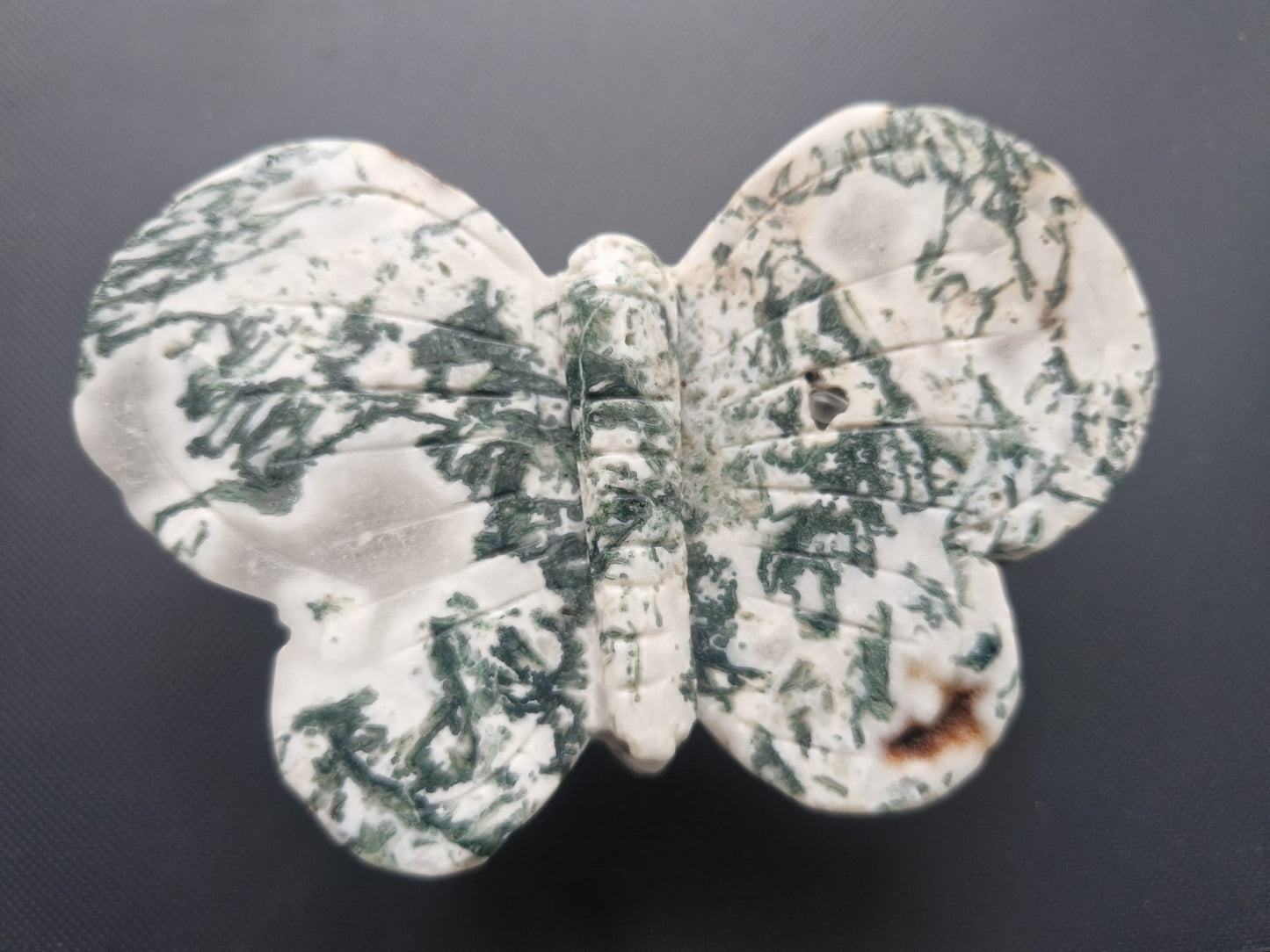 Moss agate butterflies