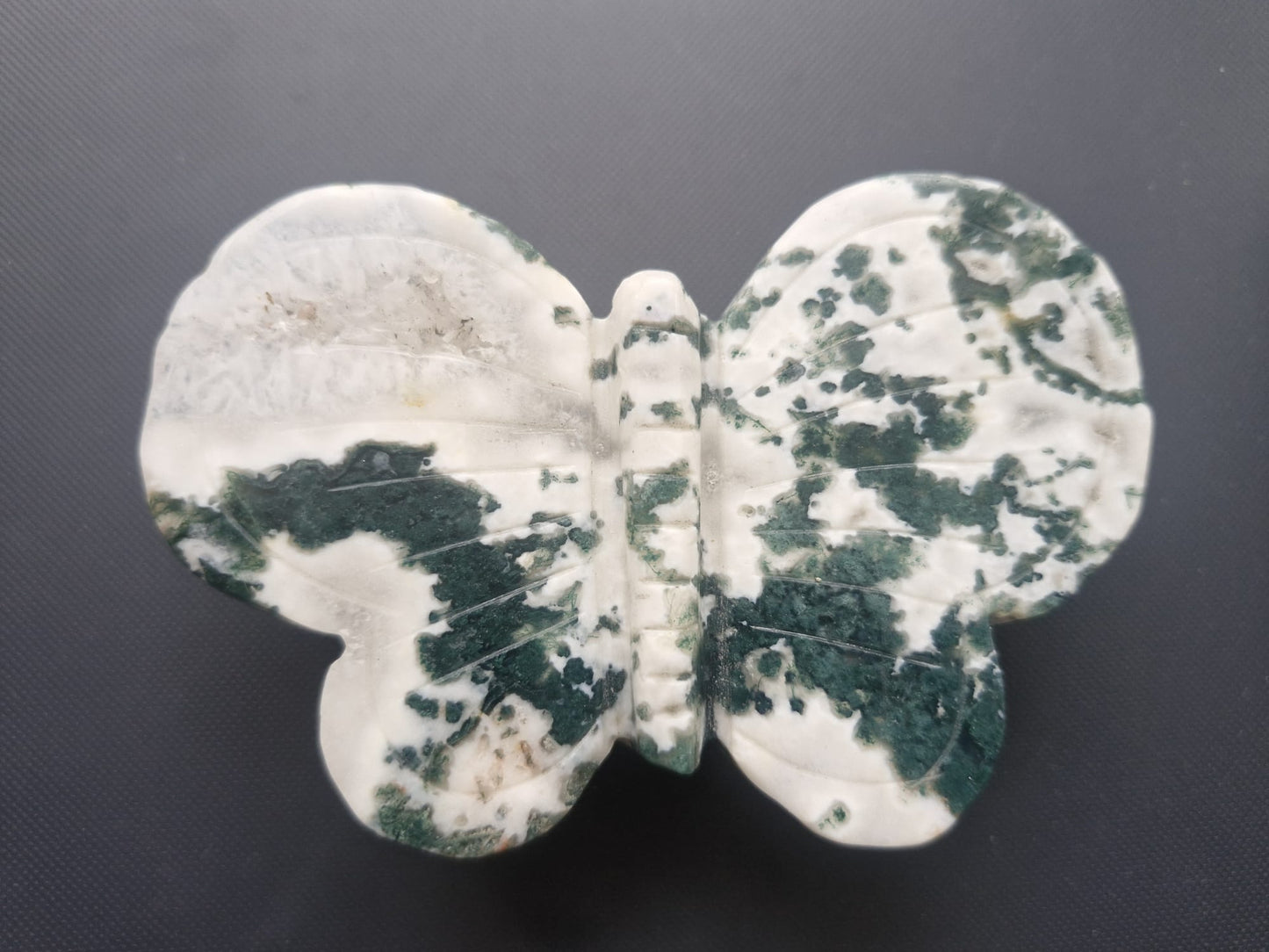 Moss agate butterflies