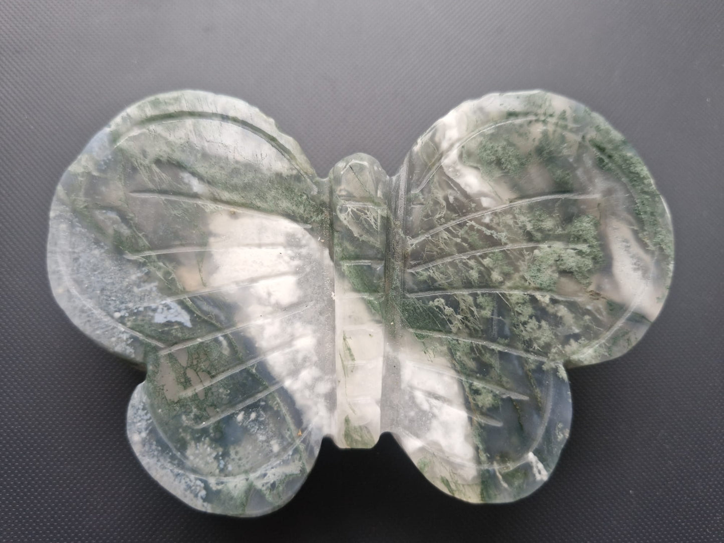 Moss agate butterflies