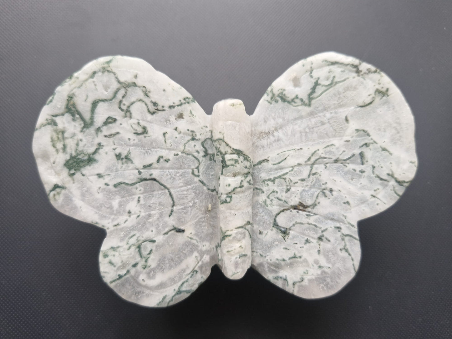 Moss agate butterflies