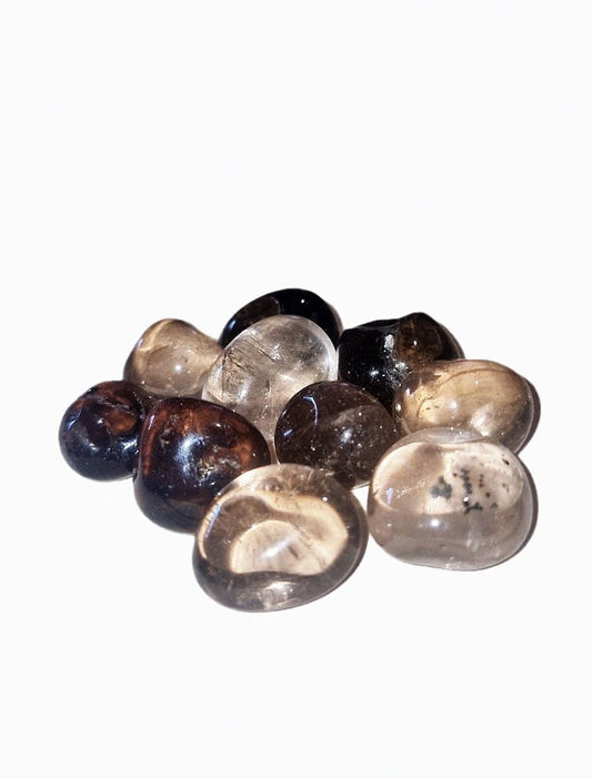 Smokey quartz tumbles