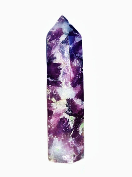 Purple mica tower
