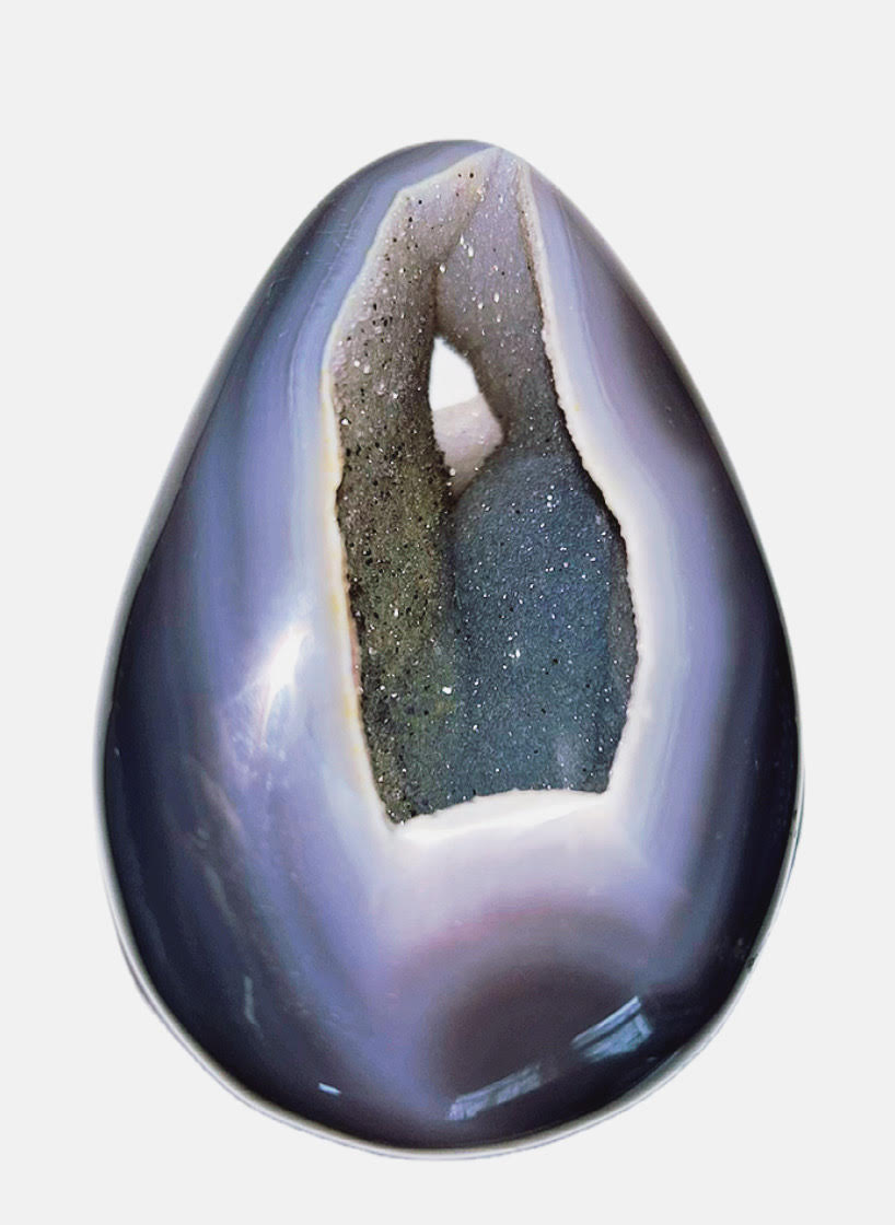 Amethyst agate eggs