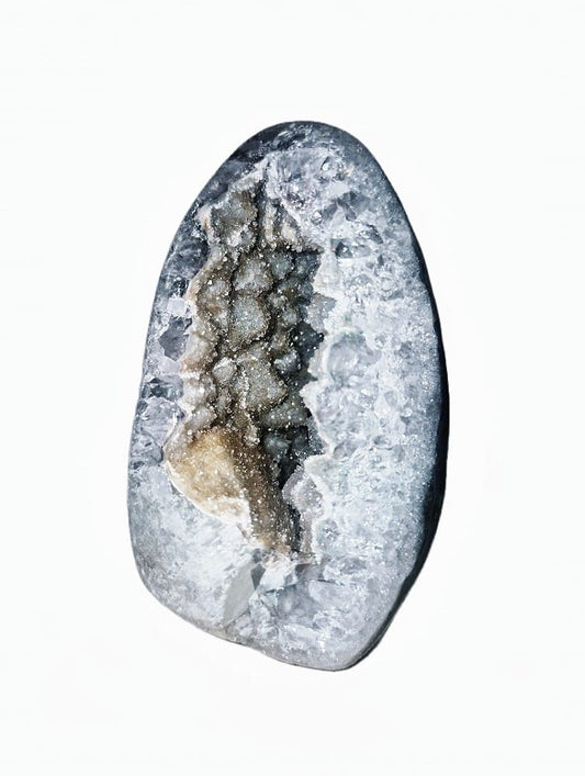 Rainbow sugar amethyst geod