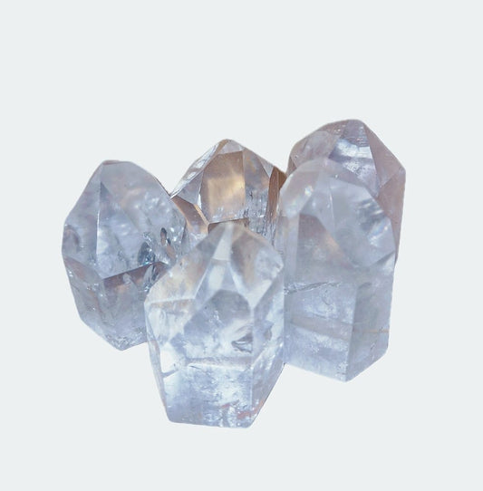 Clear quartz towers